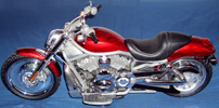 Gary's Harley motorcycle used for close-ups.